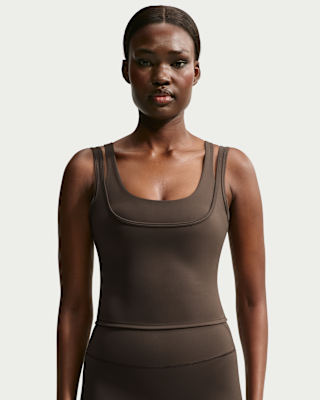 NikeSKIMS Matte Women's Double-Strap Scoop Tank Top. Nike ZA